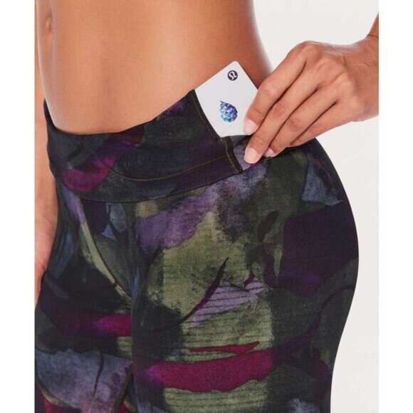 Lululemon Wunder Under Crop Luxtreme 21" In Aura Dark Chrome Multi Size 2 - Picture 3 of 9